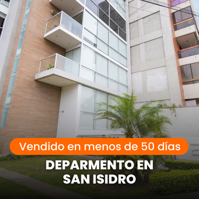 DEPARTAMENTO SAN ISIDRO